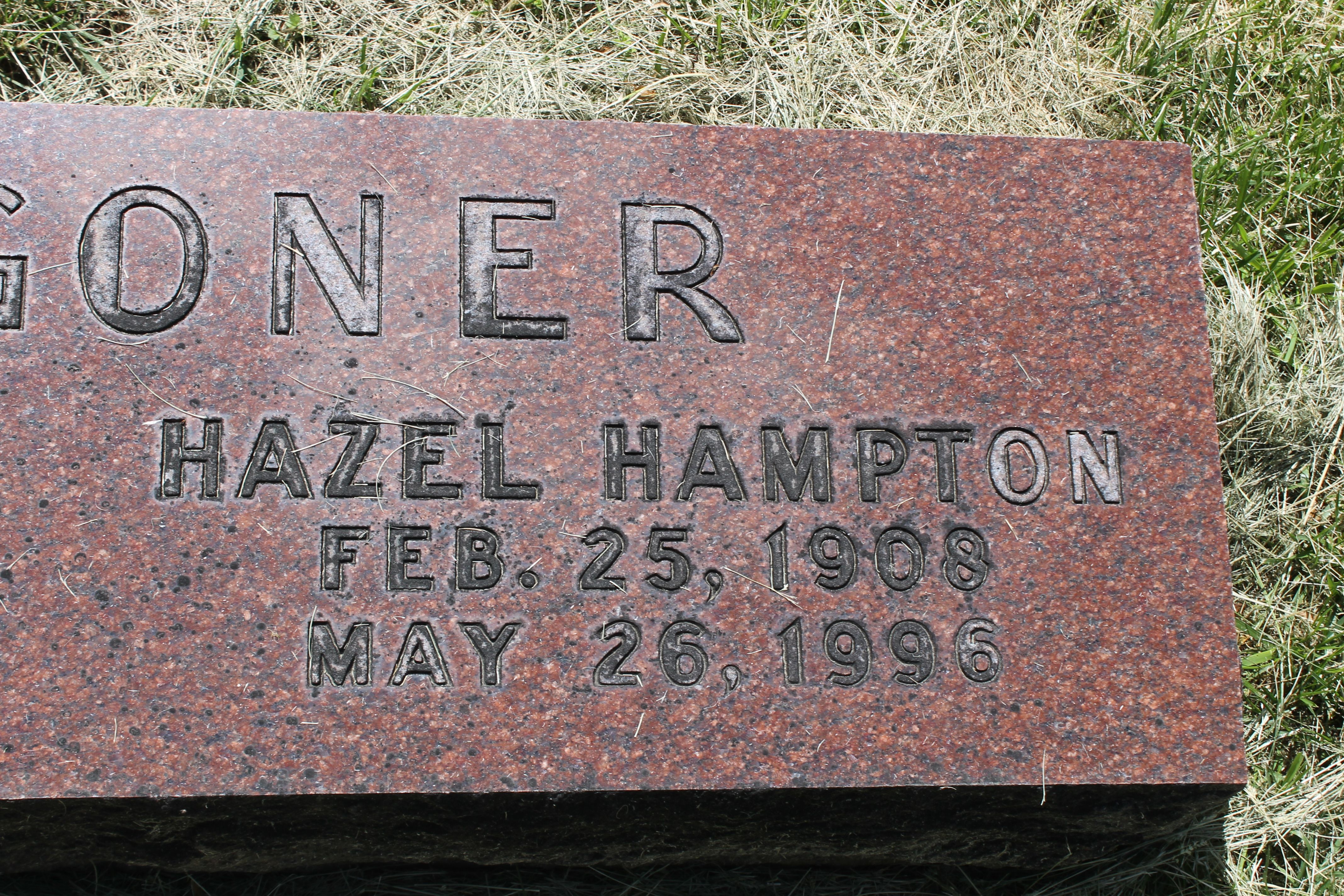 Hazel Virginia Hampton Waggoner (1908-1996)