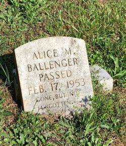 Alice M Ballenger 