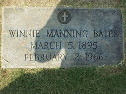 Winnie <I>Manning</I> Bates 