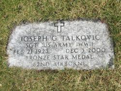 Joseph G Talkovic 