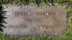 Billy D Bearden 