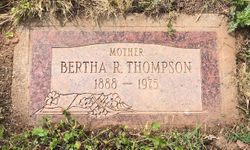 Bertha Roberta <I>Davis</I> Thompson 