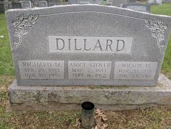 Anice Elizabeth <I>Stover</I> Dillard 
