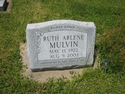 Ruth Arlene <I>Bartlett</I> Mulvin 