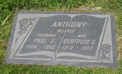 Gertrude E <I>Dawson</I> Anthony 