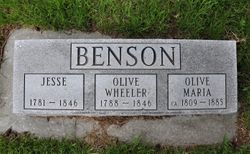 Olive <I>Wheeler</I> Benson 