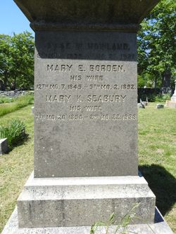 Mary E. <I>Borden</I> Howland 