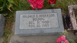 Mildred Emily <I>Anderson</I> Belding 