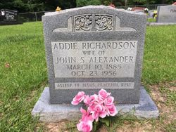 Addie <I>Richardson</I> Alexander 
