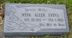 Neva Edith <I>Allen</I> Evens 
