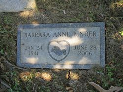 Barbara Anne <I>Bishop</I> Binder 