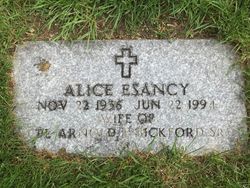 Alice Helen <I>Esancy</I> Bickford 