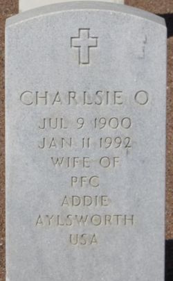 Charlsie O'Toole <I>Wooldridge</I> Aylsworth 