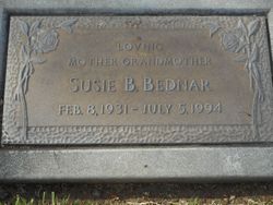 Susie Belle “Sue” <I>Hammond</I> Bednar 