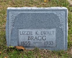 Elizabeth Kitturah “Lizzie” <I>Ewalt</I> Braggs 