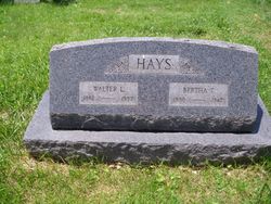 Bertha <I>Taylor</I> Hays 
