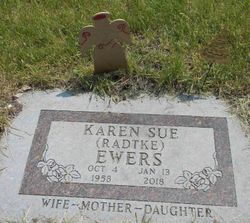 Karen Sue <I>Radtke</I> Ewers 