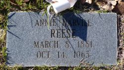 Annie <I>Harvill</I> Reese 