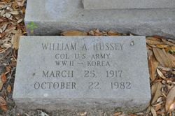 COL William Alphonse Hussey 