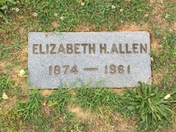 Elizabeth Emma <I>Helff</I> Allen 