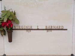 Virginia Lee <I>Barnes</I> Barnard 