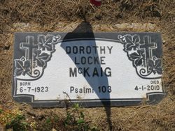 Dorothy Jean <I>Locke</I> McKaig 