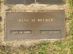 Irene M. <I>Martin</I> Brewer 