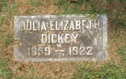 Julia Elizabeth Dickey 