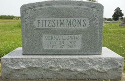 Verna L <I>Swim</I> Fitzsimmons 