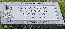 Clara Esten <I>Cooke</I> Kohlenberg 