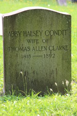 Abigail Halsey “Abby” <I>Condit</I> Clarke 