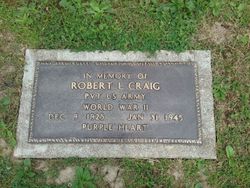 PVT Robert Lee Craig 