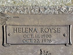 Helena <I>Royse</I> Coomer 