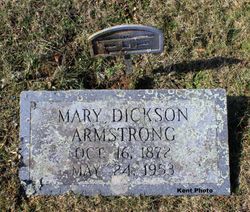 Mary Louville <I>McNett</I> Dickson Armstrong 