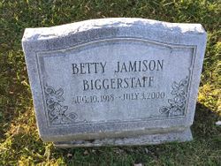 Betty Jamison Biggerstaff 