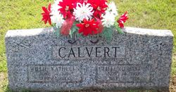Willie Kathleen <I>Carter</I> Calvert 