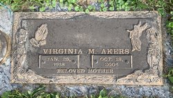 Virginia Mae <I>Candler</I> Akers 