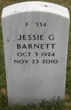 Jessie G. <I>Shelby</I> Barnett 