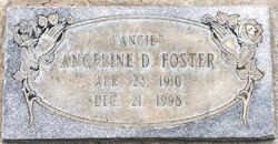 Angeline Daisy “Angie” <I>Patterson</I> Foster 