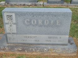 Bridie <I>Rudd</I> Cordle 