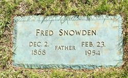 Frederick W “Fred” Snowden 