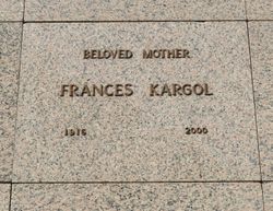 Frances <I>Burlockoff</I> Kargol 