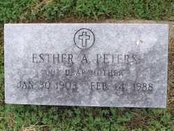 Esther A. <I>Appel</I> Peters 