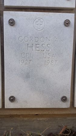 Gordon Anthony Hess 