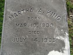 Martha A. “Mattie” King 