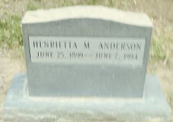 Henrietta L. <I>McCartney</I> Anderson 