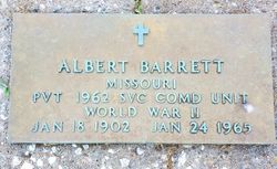 PVT Albert Barrett 