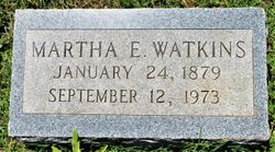 Martha Elizabeth “Mattie” <I>Carroll</I> Watkins 