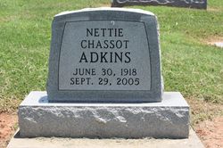 Nettie <I>Chassot</I> Adkins 
