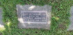 Mary <I>Hetherington</I> Abbott 